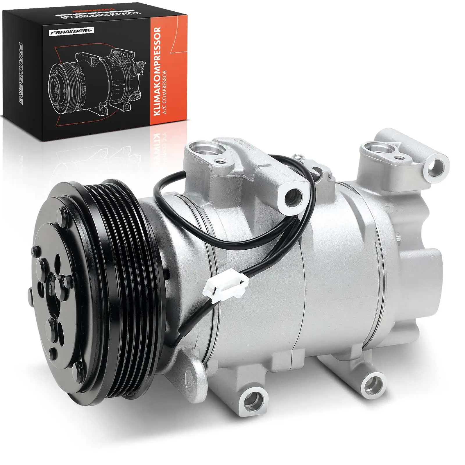Frankberg 1x klimaatcompressor voor Mazda 3 notchback BK 5 CR 2.0L 2003-2007 BR9R61K00 C23661K00 C23661K00A BR9R61K00D H12A1AJ4EX