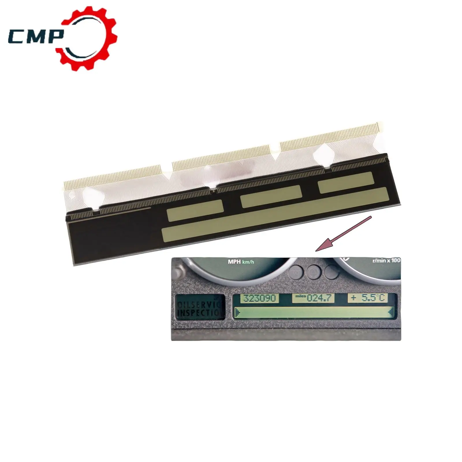 

1Pcs Instrument Cluster LCD Display AC502390PVA YAC002380PYA For Range Rover III LM L322 2002-2005 YAC501210PVA YAC501200PVA