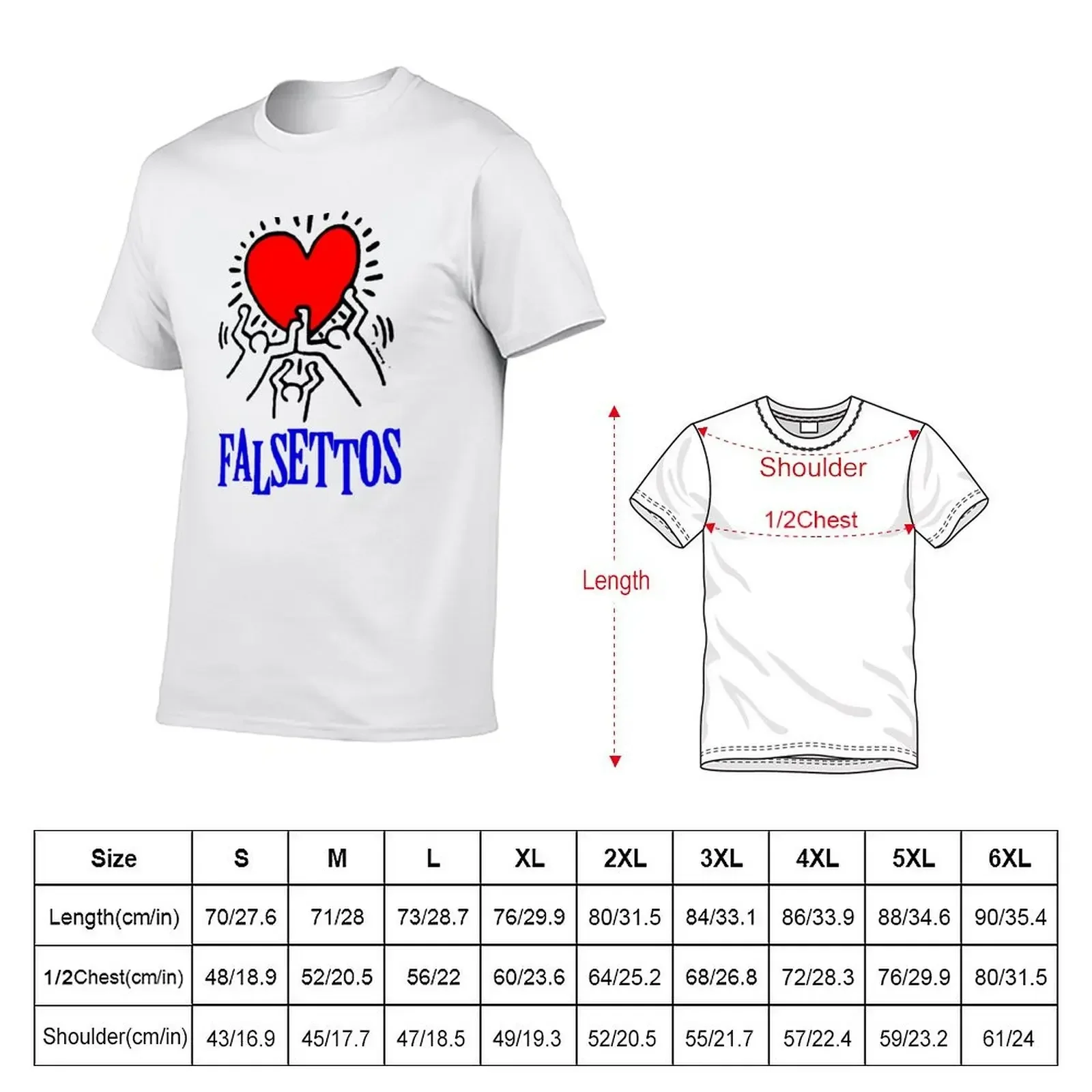 heart of falsettos T-Shirt cute tops shirts graphic baggy shirts fitted t shirts for men