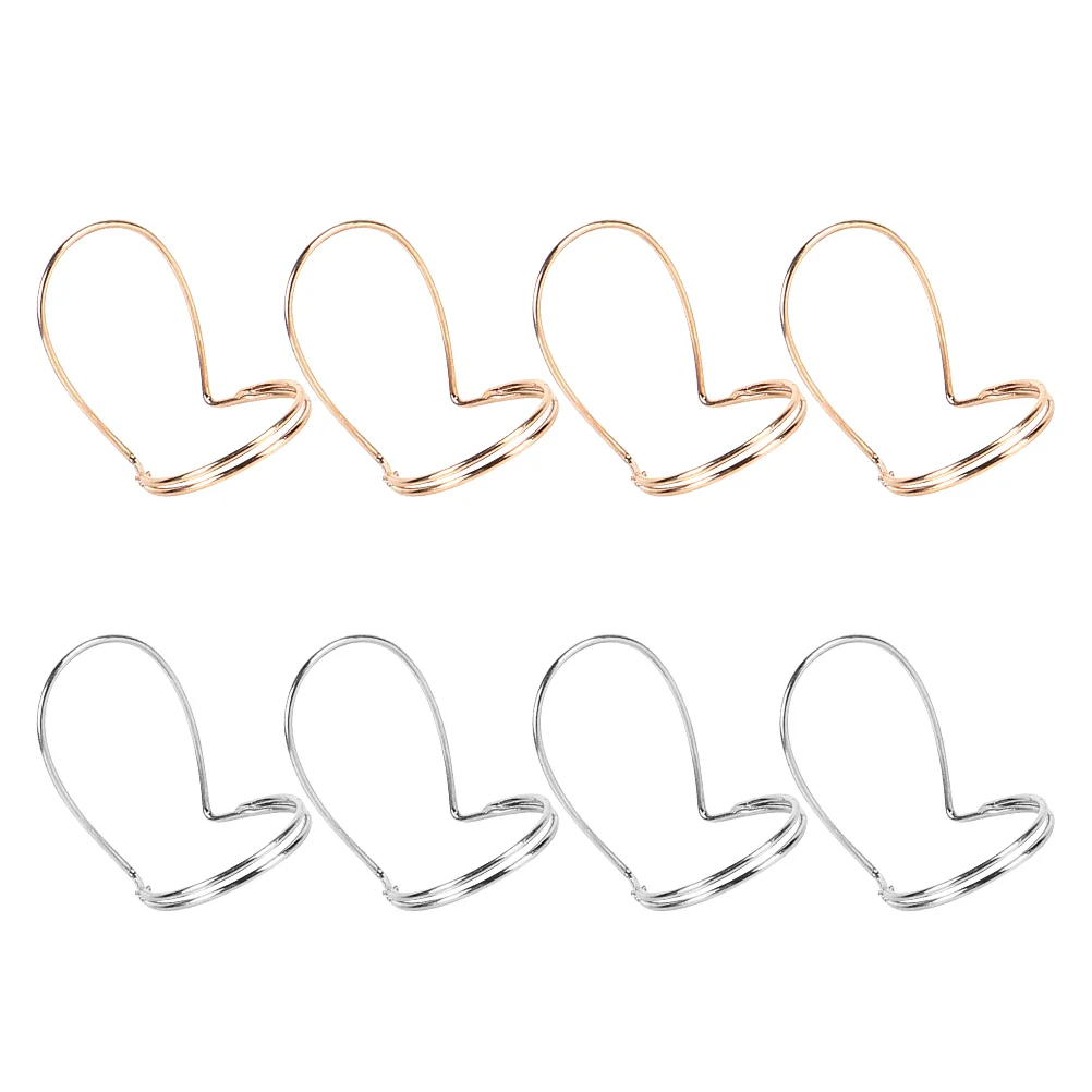 

8Pcs Electric Bass Guitar Finger Pick Index Finger Folk Guitar Ring Picks Bass Finger Picks Guitar Finger Picks