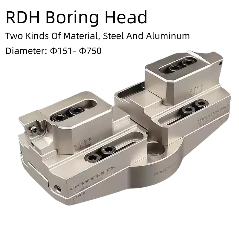 ACCkee CNC Large Diameter D151-750mm Steel Double Edge Adjustable Rough Boring Head High Precision Boring Cutter Tools