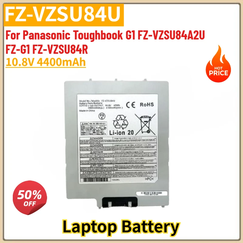 

High Quality Replacement Laptop Battery FZ-VZSU84U 10.8V 4400mAh For Panasonic Toughbook G1 FZ-VZSU84R FZ-VZSU84A2U FZ-G1
