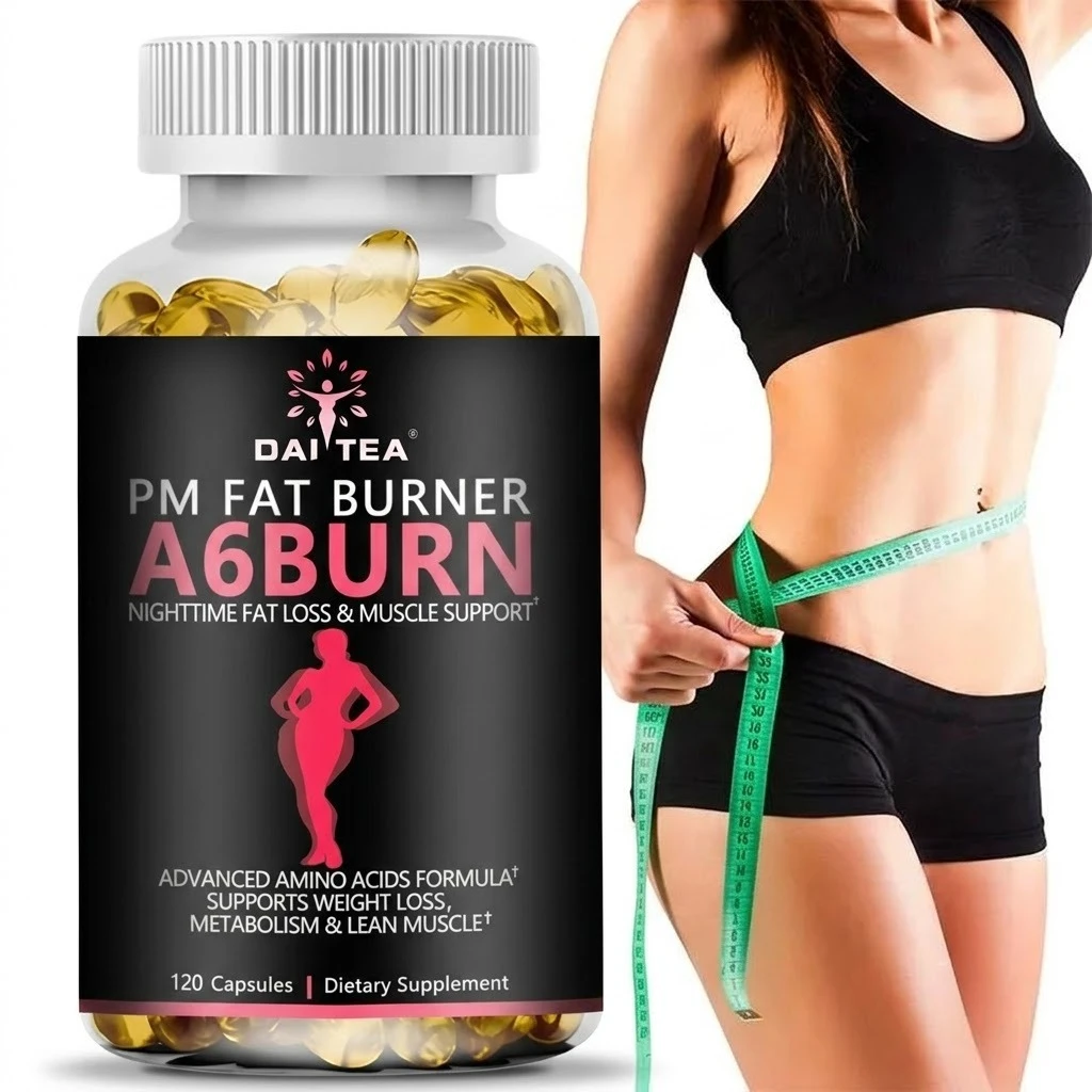 Night Slimming Fat Burning Capsules - for Weight Loss, Suppresses Appetite, and Strongly Promotes Metabolism