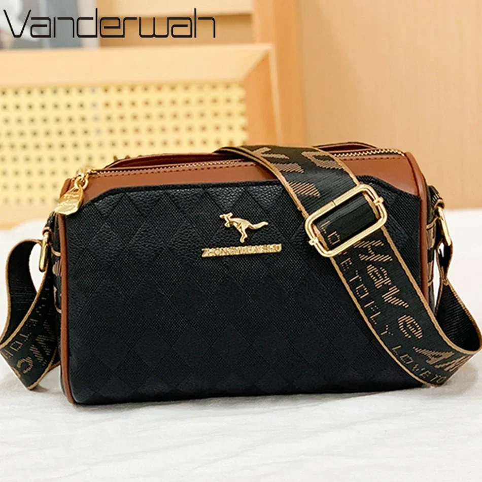 

New Luxury High Quality Women Messenger Bag Famous Designer Lady Shoulder Bags Fashionable Checkered Trendy Crossbody Sac A Main