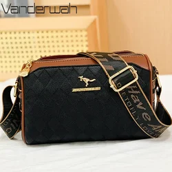 New Luxury High Quality Women Messenger Bag Famous Designer Lady Shoulder Bags Fashionable Checkered Trendy Crossbody Sac A Main