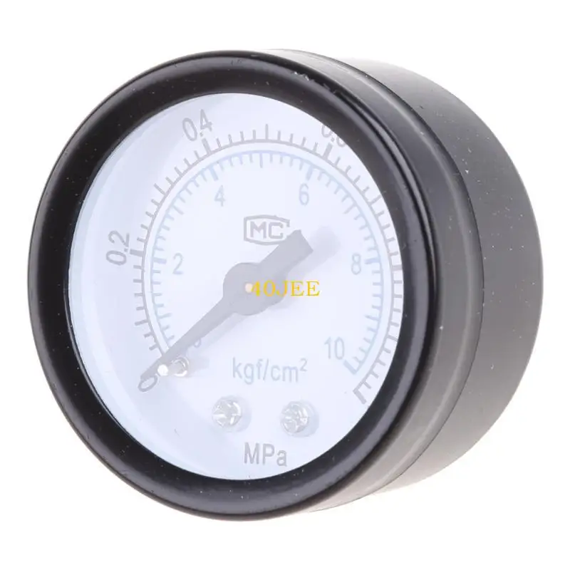 

40JE Mini Low Pressure Gauge 1/8" Back Mount Gauge with Metal Frame for Industrial