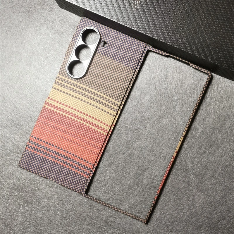 

Чехол Magsafe для Samsung Galaxy Z Fold 6, магнитный чехол для телефона из настоящего арамидного волокна, чехол из углеродного волокна