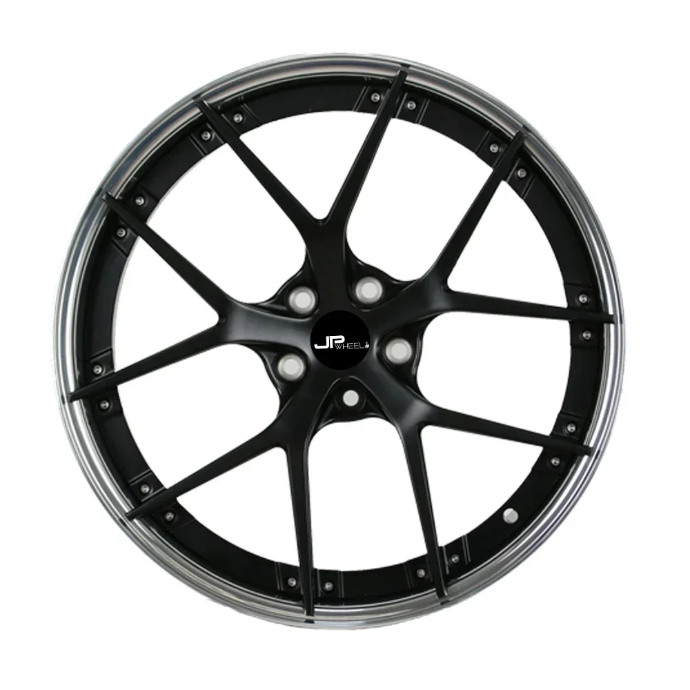 JPwheels Custom 2 Pieces Forged Alloy Wheel Rim 20 Inch 5x112 Car Rims Passenger Car Wheels #J7774