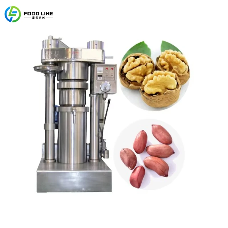 Customized Hydraulic Oil Press Machine Automatic Oil Extractor for Peanut Sesame Soybean Sunflower Seeds Home Commercial Use