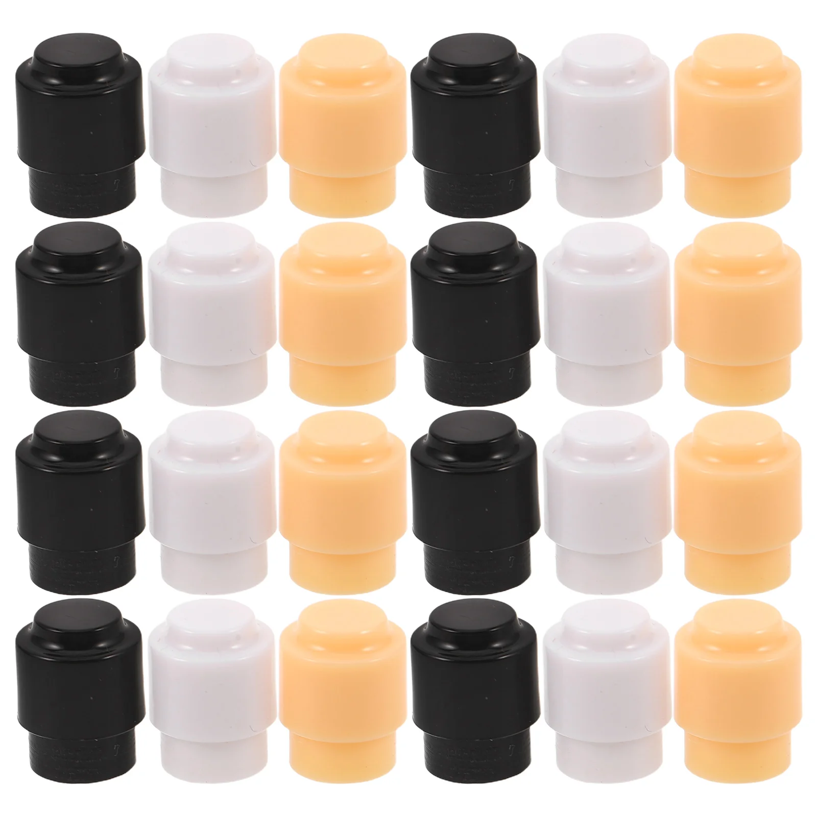

30Pcs Electric Guitar Pickup Selector Knob Plastic Switch Cap Replacement 1Cm Round Toggle Tip Caps for Bass Amplifier Volume