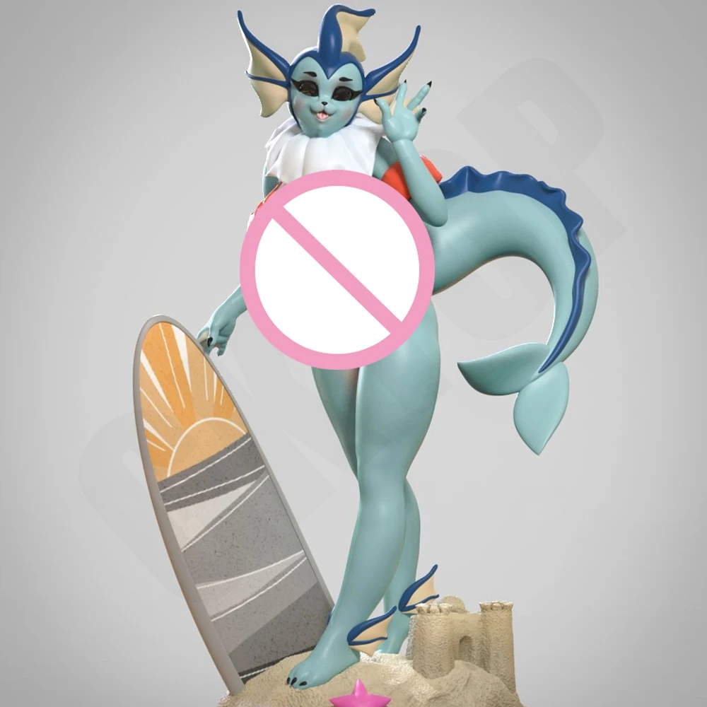 

1/24 Scale NSFW Water Attribute Sexy Fish FUTA Resin Figure Model Kit Unassembled Unpainted DIY Collectible Miniature Hobby Toy