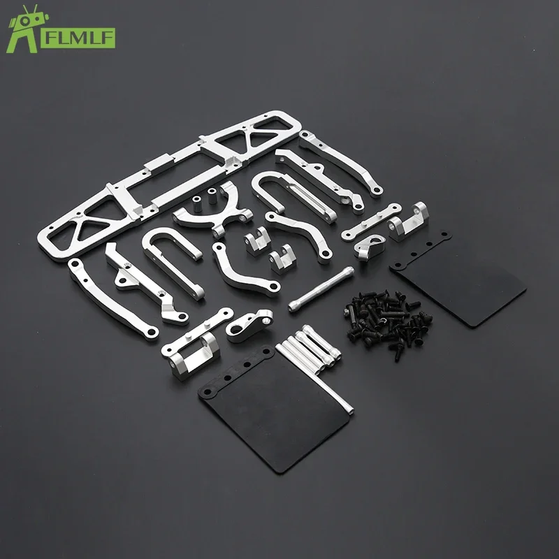 Legierung CNC Heckstoßstange Kit Fit für 1/5 HPI ROFUN BAHA ROVAN KM BAJA 5B 5T 5SC Rc Auto Spielzeug Spiele Teile