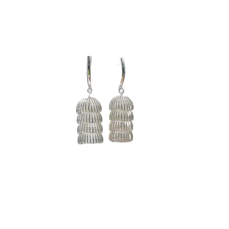 

Cage Moon Retro Earrings Women's Cold Wind Soft Mountain Earrings Premium Ear Clips