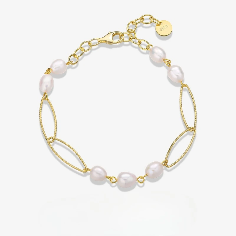 

New S925 Silver Millet Bead Bracelet Women's Fashion Design French Bracelet Personalized Retro Jewelry Wedding Jewelry