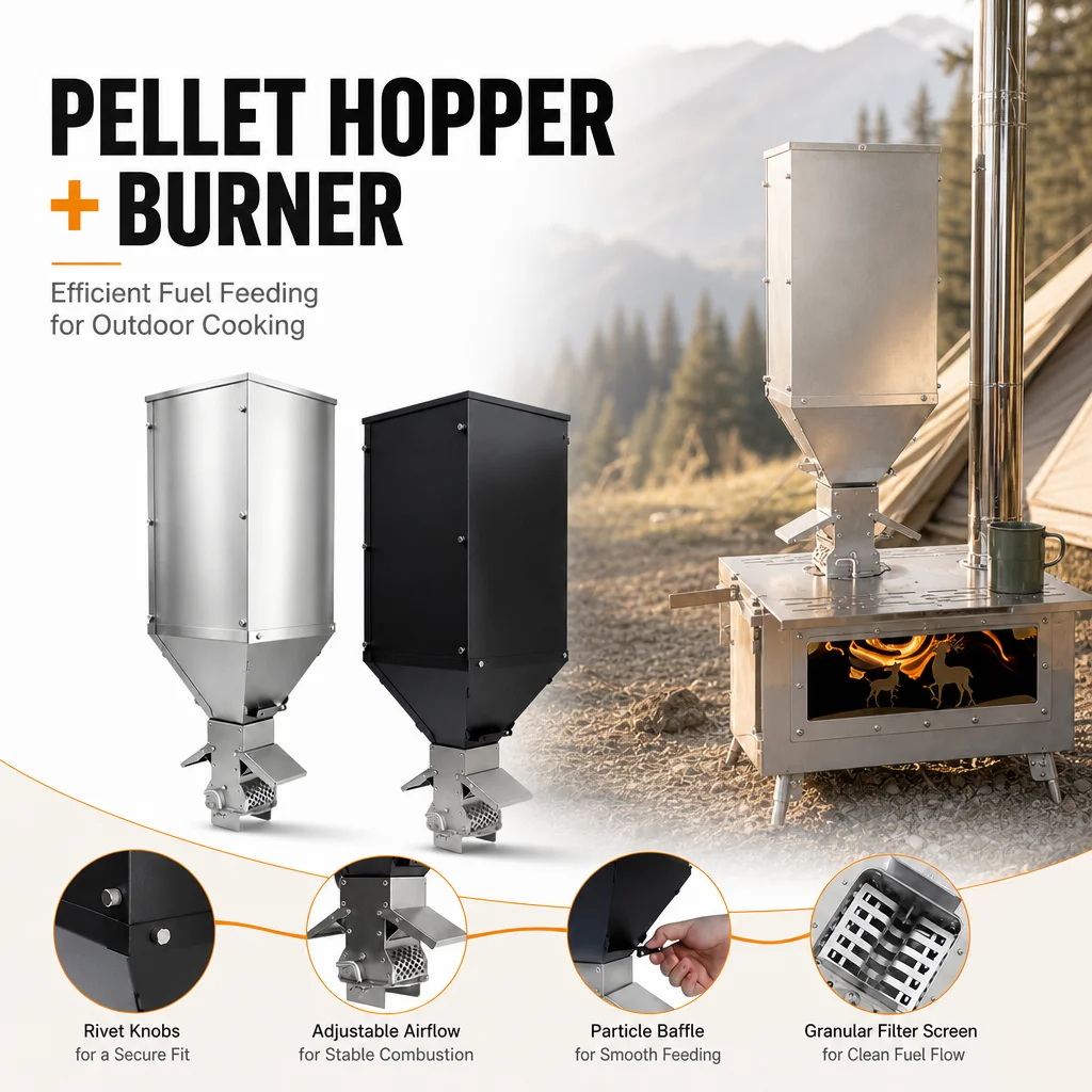 Camp Grill Portable Folding - Portable Camping Firewood Stove Folding Stainless