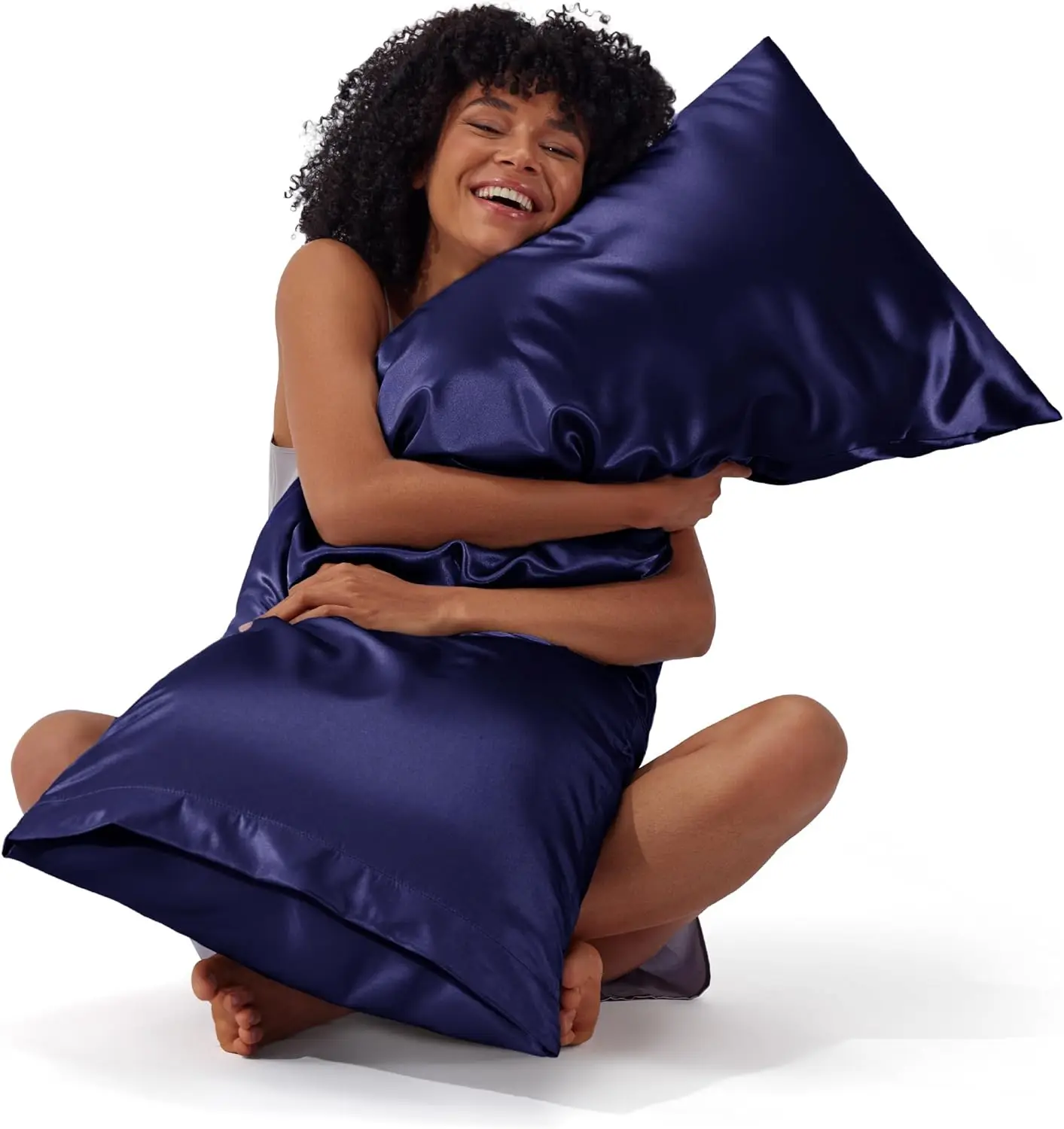 Pack of 1 Satin Body Pillow Cover, Soft and Breathable Body Pillow Case Cooling and Silky Long Pillowcase for Hair and Skin