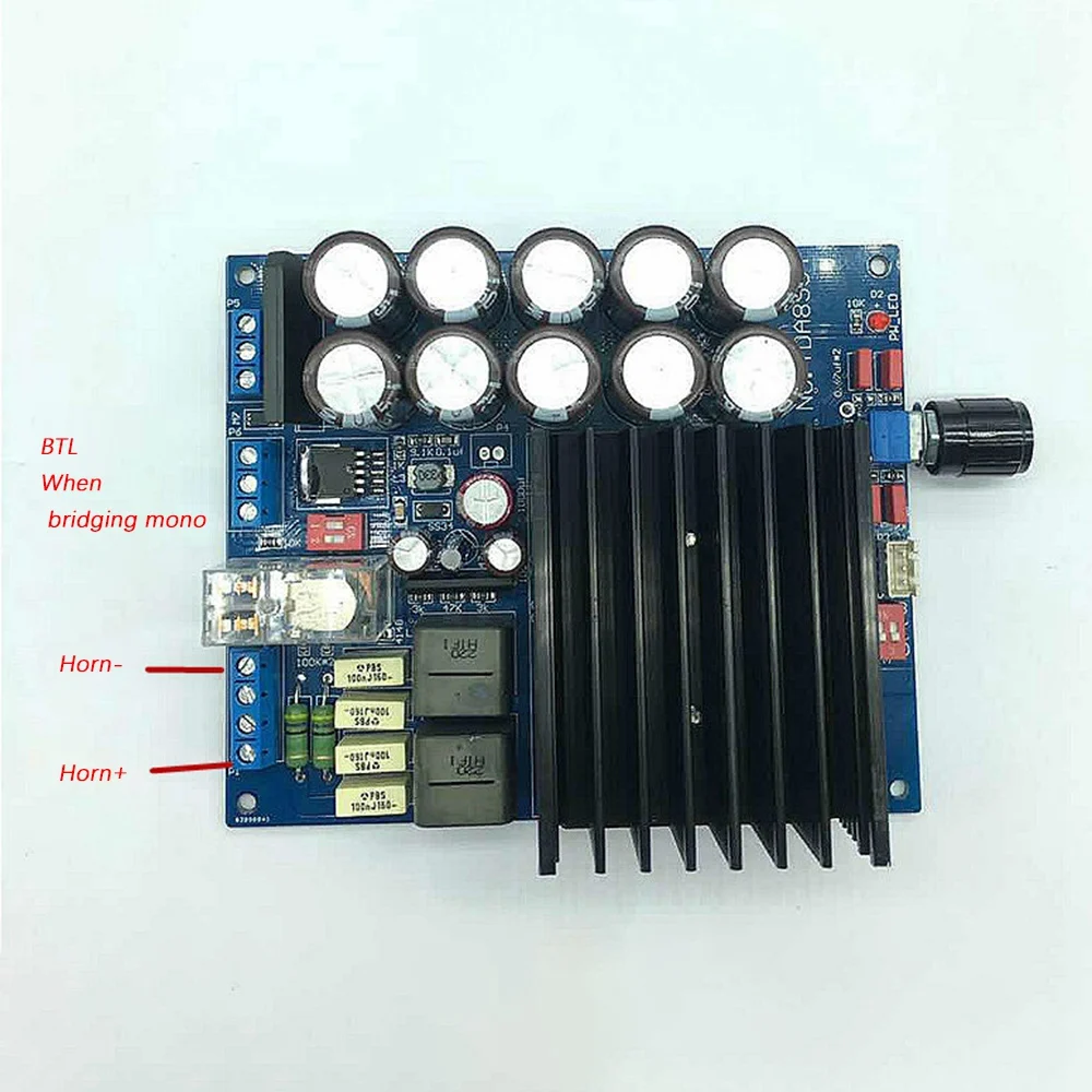 TDA8954TH HIFi Digital Audio Power Amplifier Board Class D High Power 210W+210W Power Supply Audio Power Amplifier Board