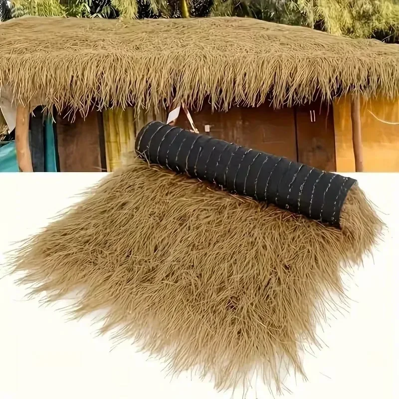 2026-new-hot-straw-roof-thatch-mexican-style-artificial-palm-roll-fireproof-grass-thatch-roofing-for-bar-hut-grass-duck-boat