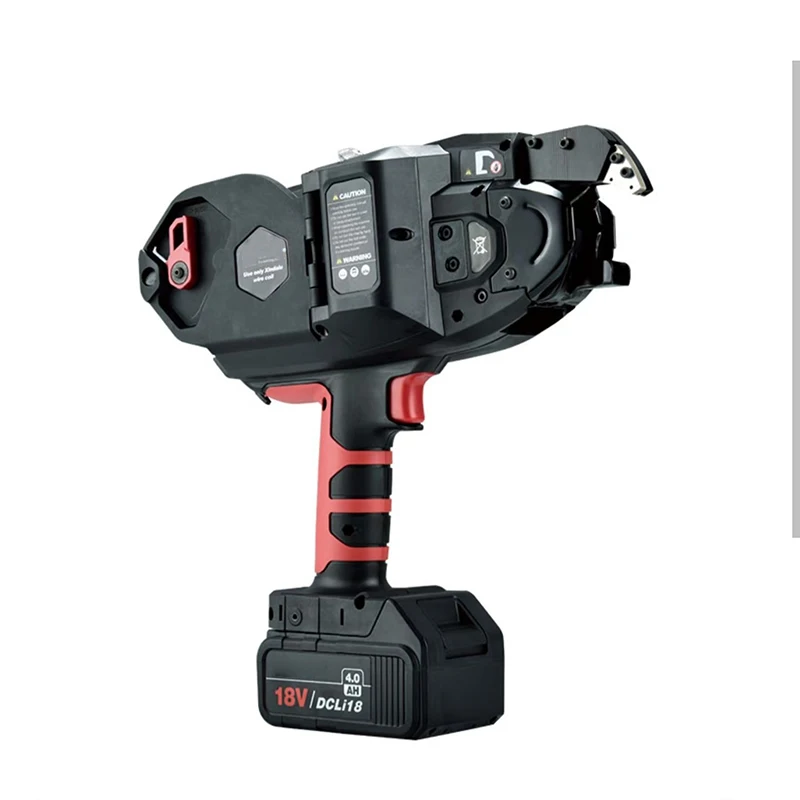 완전 자동 철근 바인딩 기계 강철 결속 기계 8-60mm 바 타이 도구 조임력 조절 가능 18V 4Ah 충전식