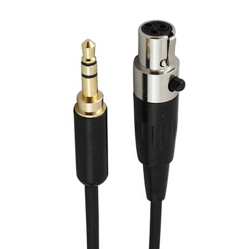 แจ็ค 3.5 มม.ถึง 3Pin Mini XLR หญิงสําหรับ BM800 PC หูฟังผสมไมโครโฟนสเตอริโอเครื่องขยายเสียงกล้อง 1M