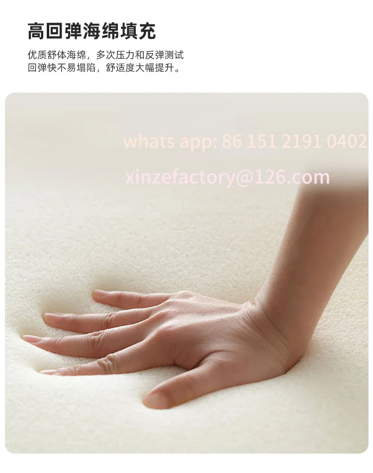 

Customizable French Cream Style Small Unit Bedroom Modular Sofa