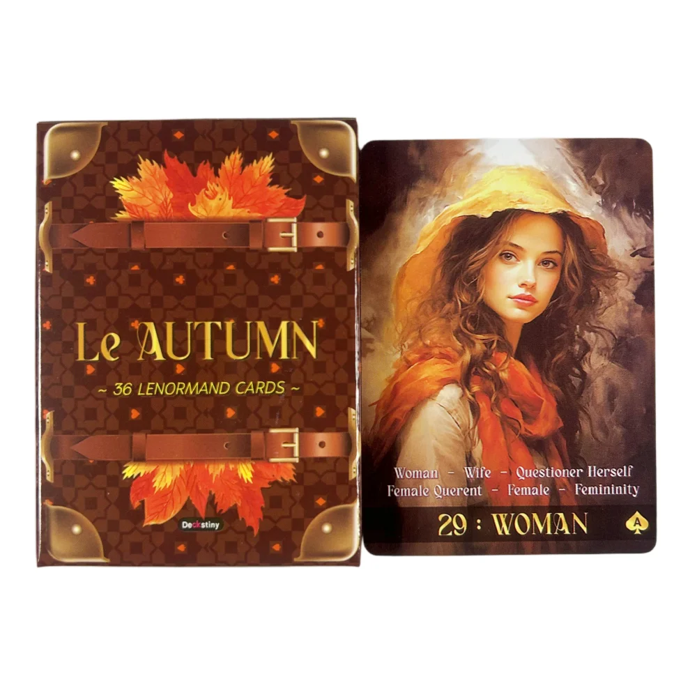 New Le Autumn Lenormand Cards Tarot Deck Board Game Tarot Card Funny Delicate Party Supplies for Family Party Gift ﻿ - view 2
