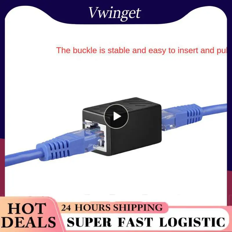 Female to Female Connector RJ45 Ethernet Cable Cat6 6A Cat5 5e Network LAN Adapter Internet Coupler Extender Extension Converter