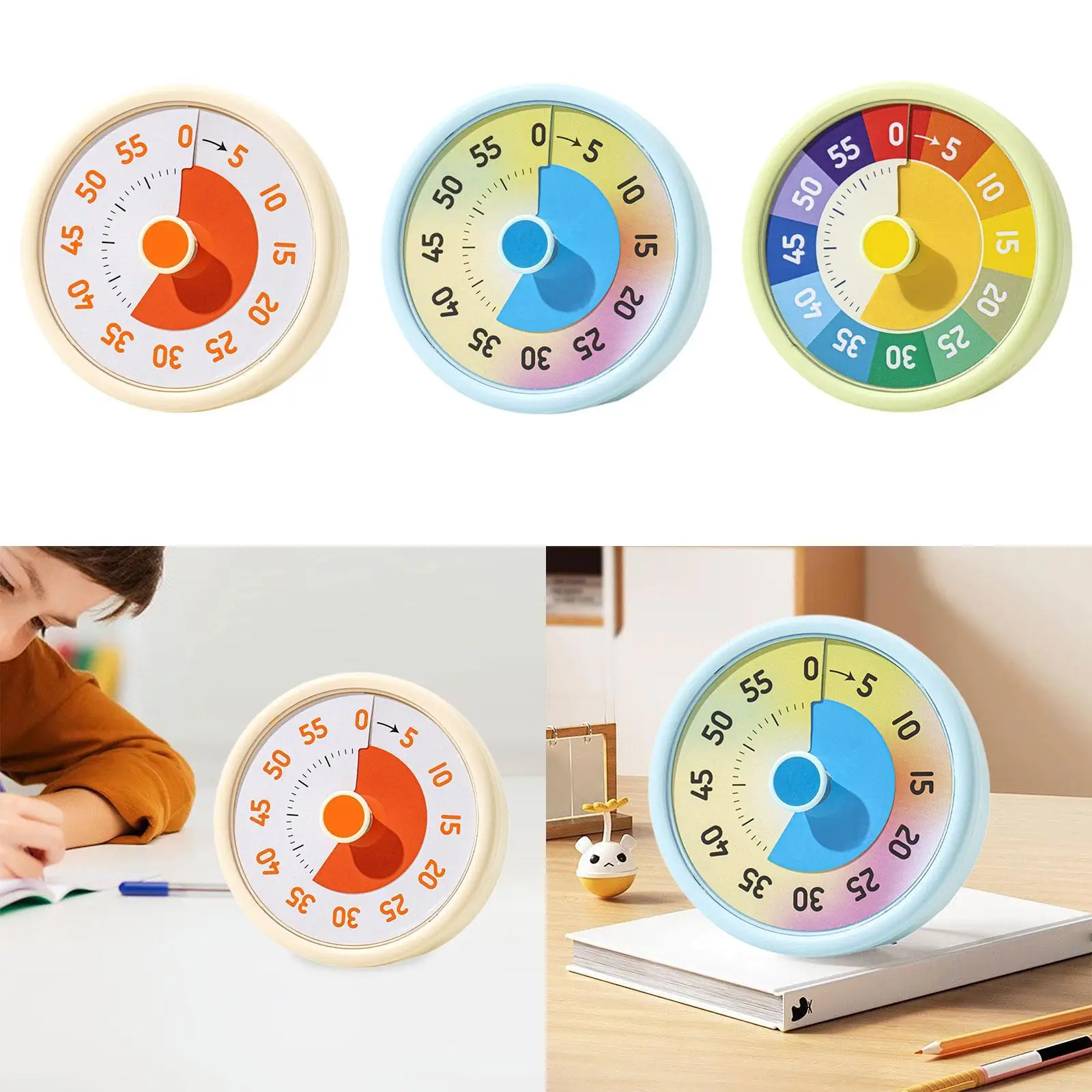 

Визуальный таймер с бесшумным режимом, инструмент для управления временем, таймер для домашнего обучения, приготовления пищи, часы обратного отсчета, напоминание о задании для детей