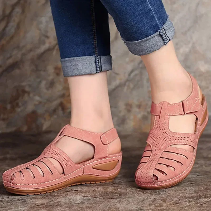 Women Sandals Bohemian Style Summer Shoes for Women Summer Sandals with Heels Gladiator Sandalias Mujer Elegant Wedges Shoes