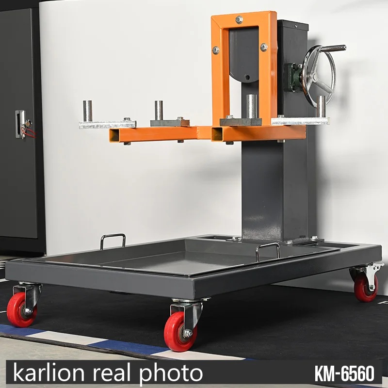 500KG Steel Rotating Engine Stand for Automotive Repair and Workshop Oil Tray Mobile Vehicle Tools KARLION