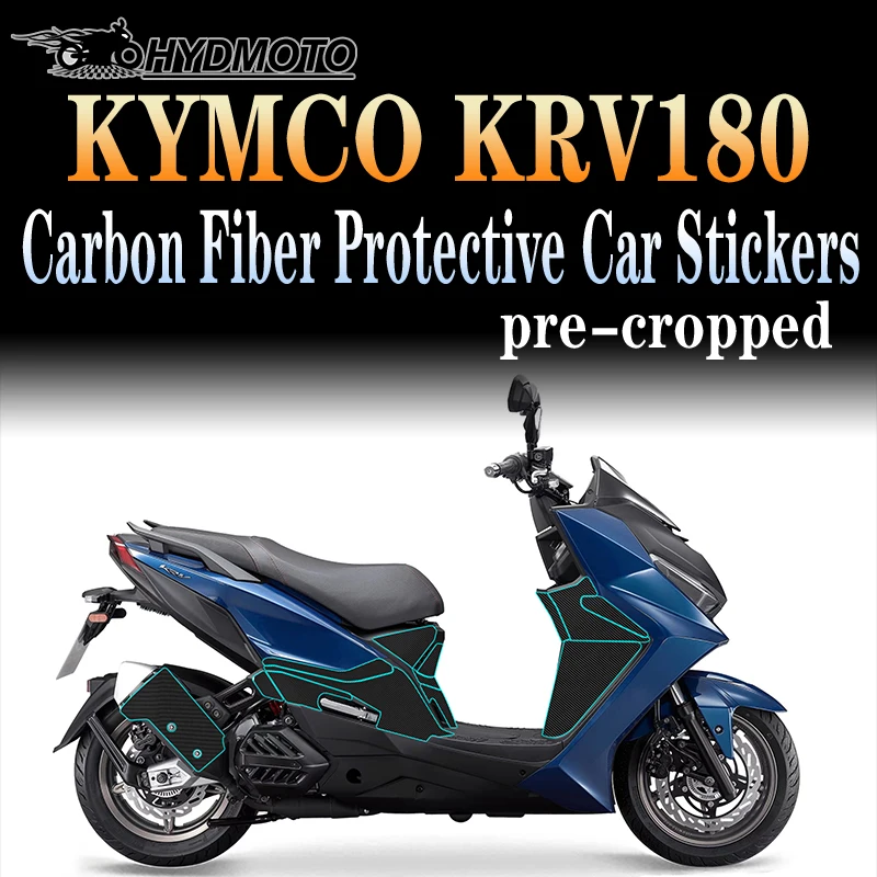 

It is applicable to KYMCO KRV180 2022 carbon fiber protective sticker decoration and scratch prevention modification full set