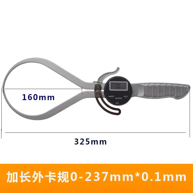 Extended Digital Caliper 0-237mm Extended Digital Inside Caliper 12.7-257mm Large Range