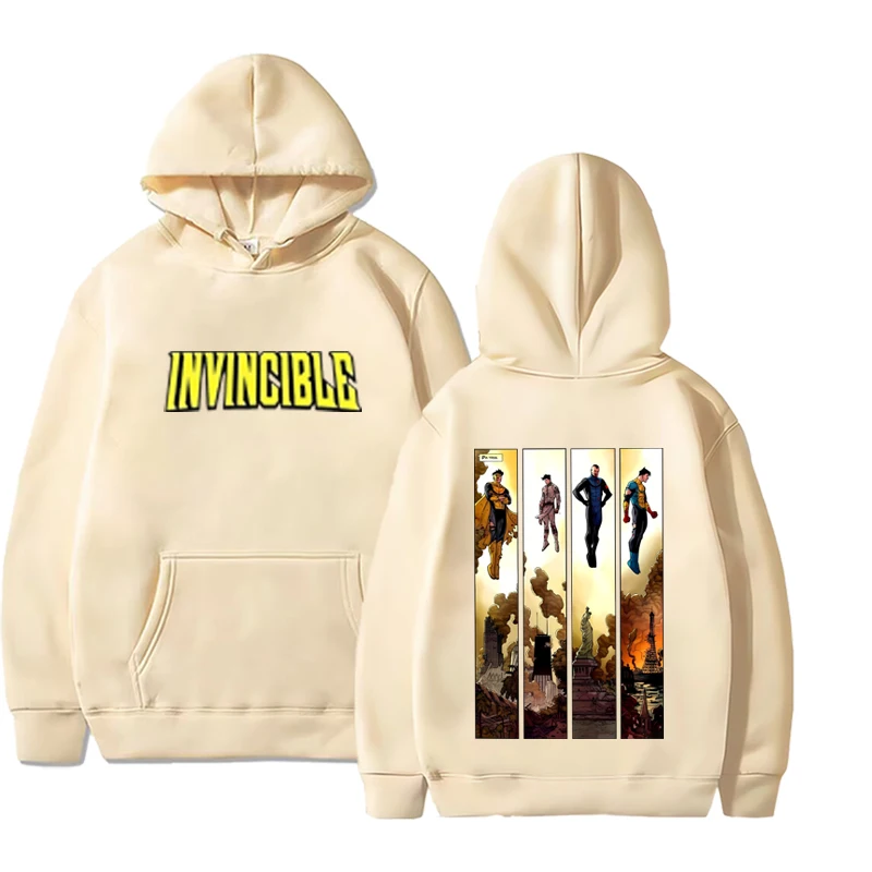 البديلات التي لا تقهر الراحة اللون الذي لا يقهر مقابل الفتح هوديي الرجال النساء خمر طويلة الأكمام الشارع الشهير فضفاض المتضخم للجنسين #3