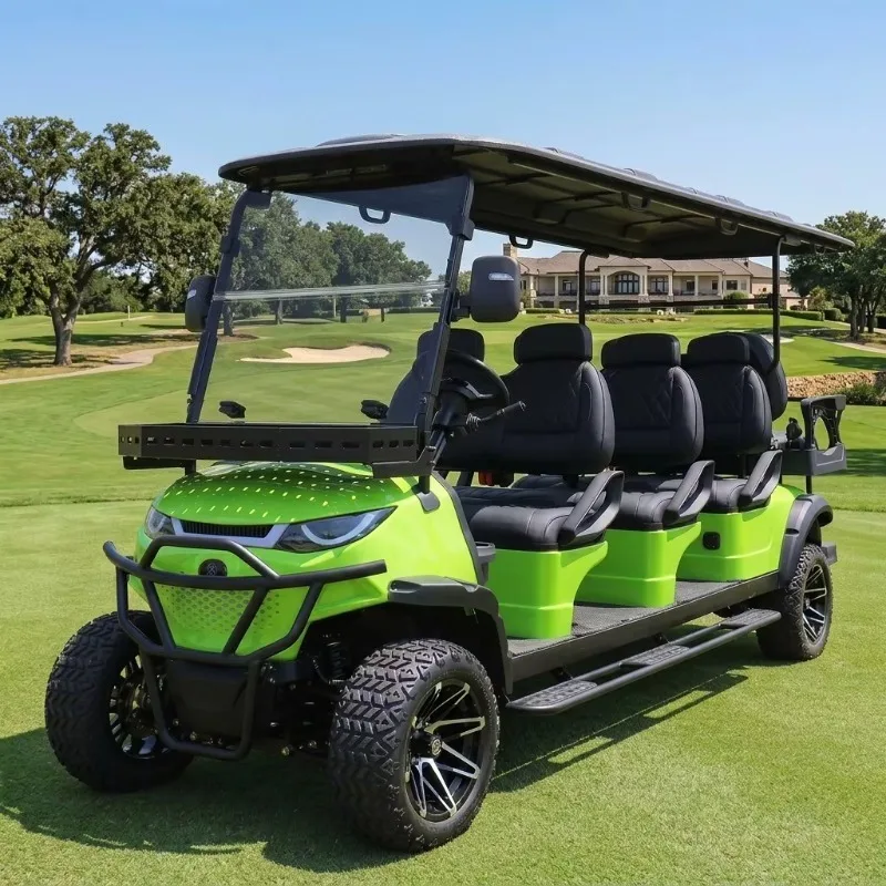 Customizable 6 Seat Electric Golf Cart 6 Seater Golf Cart 6 Person Golf Cart