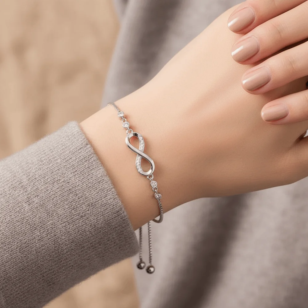 Wristbands Knot Design Hand Chain Light Luxury Fashion Jewelry Lucky Symbol Bracelet Zircon Bowknot Bracelet Wedding Jewelry