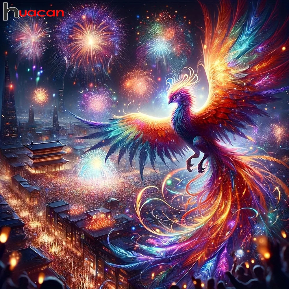 Huacan Diamond Painting Animal Full 5d Diamond Embroidery Ph