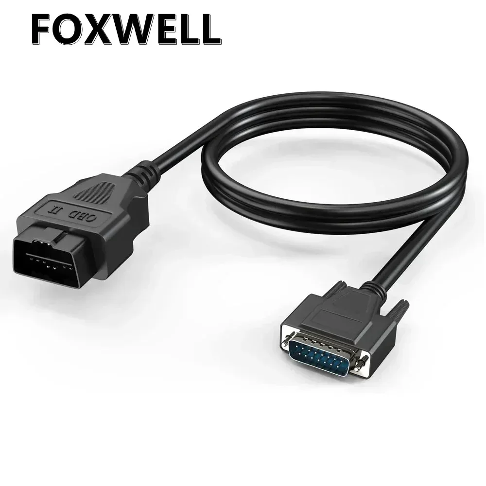 FOXWELL Diagnostic Scanner Original Cable OBD2 16 PIN Diagnostic Adapter for NT650/ NT624/ NT604/ NT614/NT630 Plus/ NT644 Elite