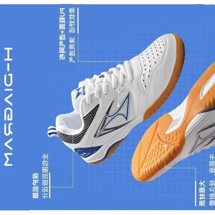 

Mens Tennis Shoes Table Tennis Shoes Women Breathable Badminton Volleyball Shoes Indoor Sports Training Shoes Double Shoes