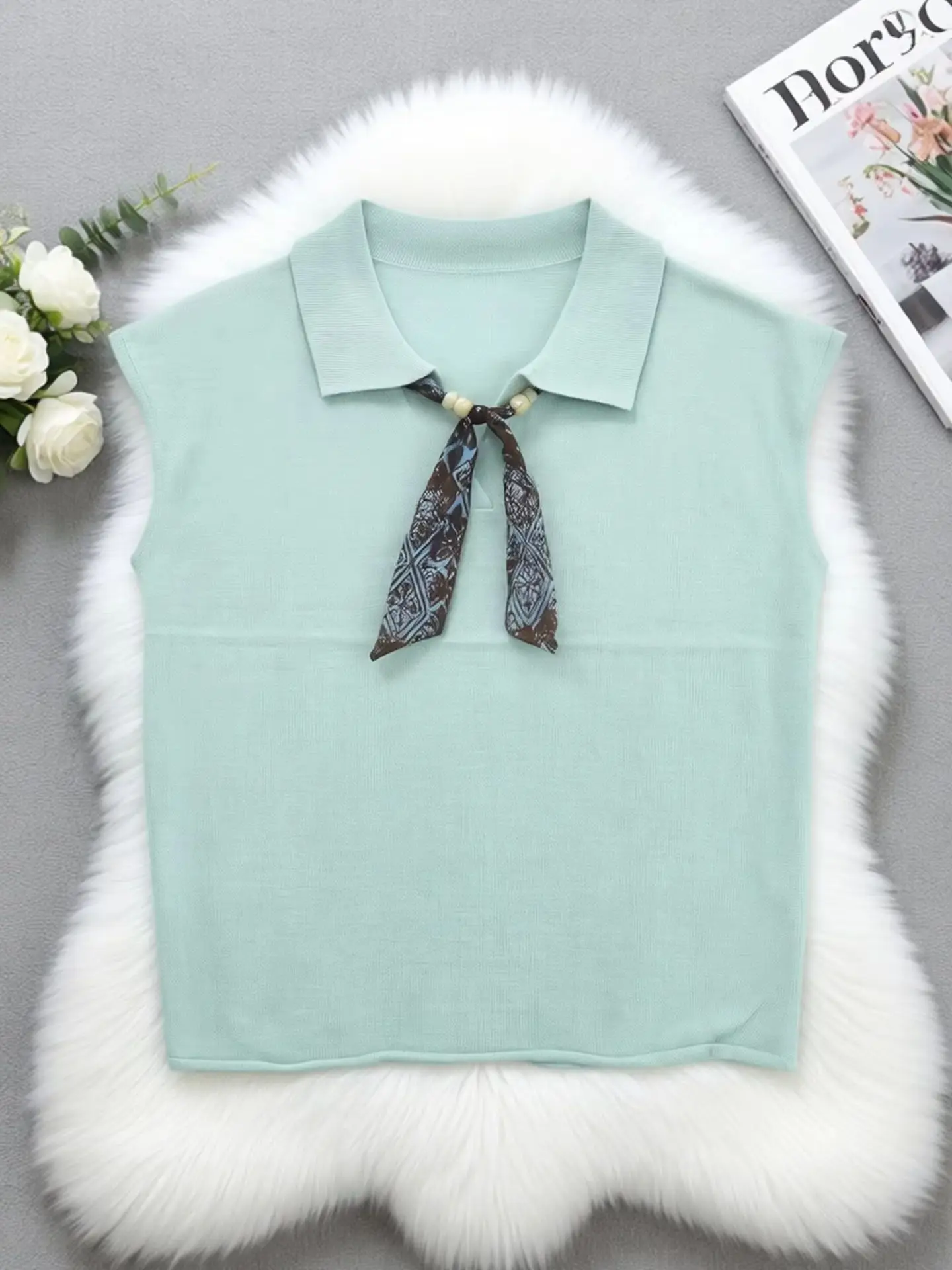 Knitted Women Tank Top Underwear Sexy Padded V Neck Backless Crop Tops Camisole Female Sleeveless Solid Intimate Lingerie Tops
