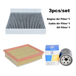 Air Cleaner and Oil Filter Set, Acessórios para motores de cabine, Novo, 2.0T, 1.5T, UNI-K iDD, A, C, Novo, 3 peças, 2021, 2022, 2023, 2024