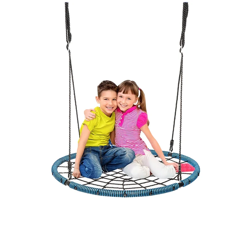 Modern design children's outdoor hammock bird's nest rope swing thickened courtyard garden or park load-bearing swing bed