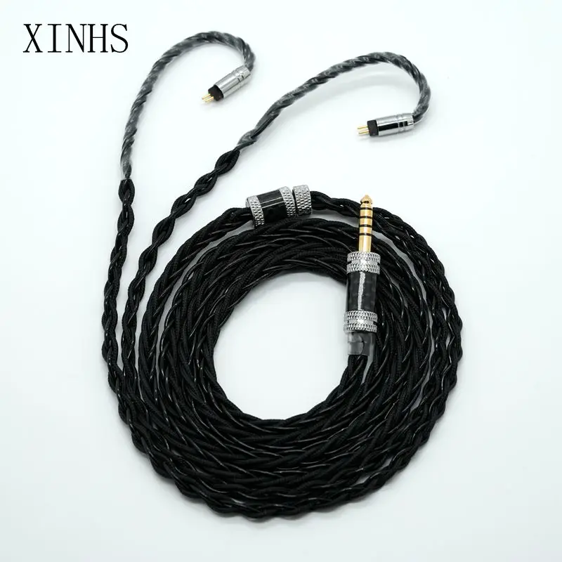 

XINHS S70 8-core Black Bear Single Crystal Copper+Five Element Combination Earphone HIFI Upgrade Line