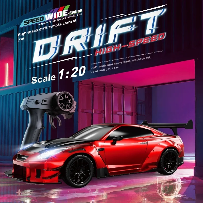 

Радиоуправляемая машинка GTR R35 Type-2 1/20, 2.4G, 4WD, для дрифта и трюков, высокоскоростная, с подсветкой, модель для мальчиков, подарок на праздник