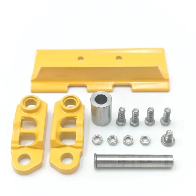 1pcs Simulation Metal Yellow Track Plate for 1/14 Tamiya RC Truck Bulldozer Tracked Truck diy Parts Toys