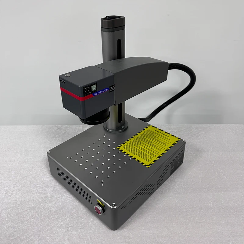 20W Small MINI Compact Protable Best Affordable Desktop Fiber Optic Laser marking engrvaing machine marker metal Jewelry