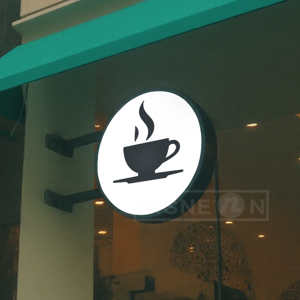 مخصص مضيئة شعار Led تسجيل جدار رسالة النيون المعادن الإعلان ضوء الاكريليك علامات رسائل لافتات الأعمال المنزل صندوق مشرق