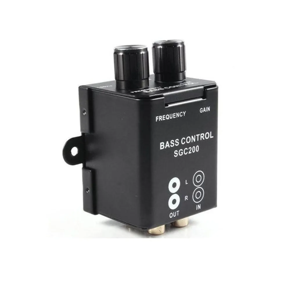 1Pcs Remote Level Control for Car Audio Stereo Gain Knob Controller Compatible with Amplifier Bass Speaker Connection