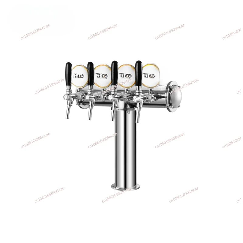 

Tower Stainless Steel 4 Tap Tower 85mm Beer Dispensing Equipment Draft Beer Tower (Polished)