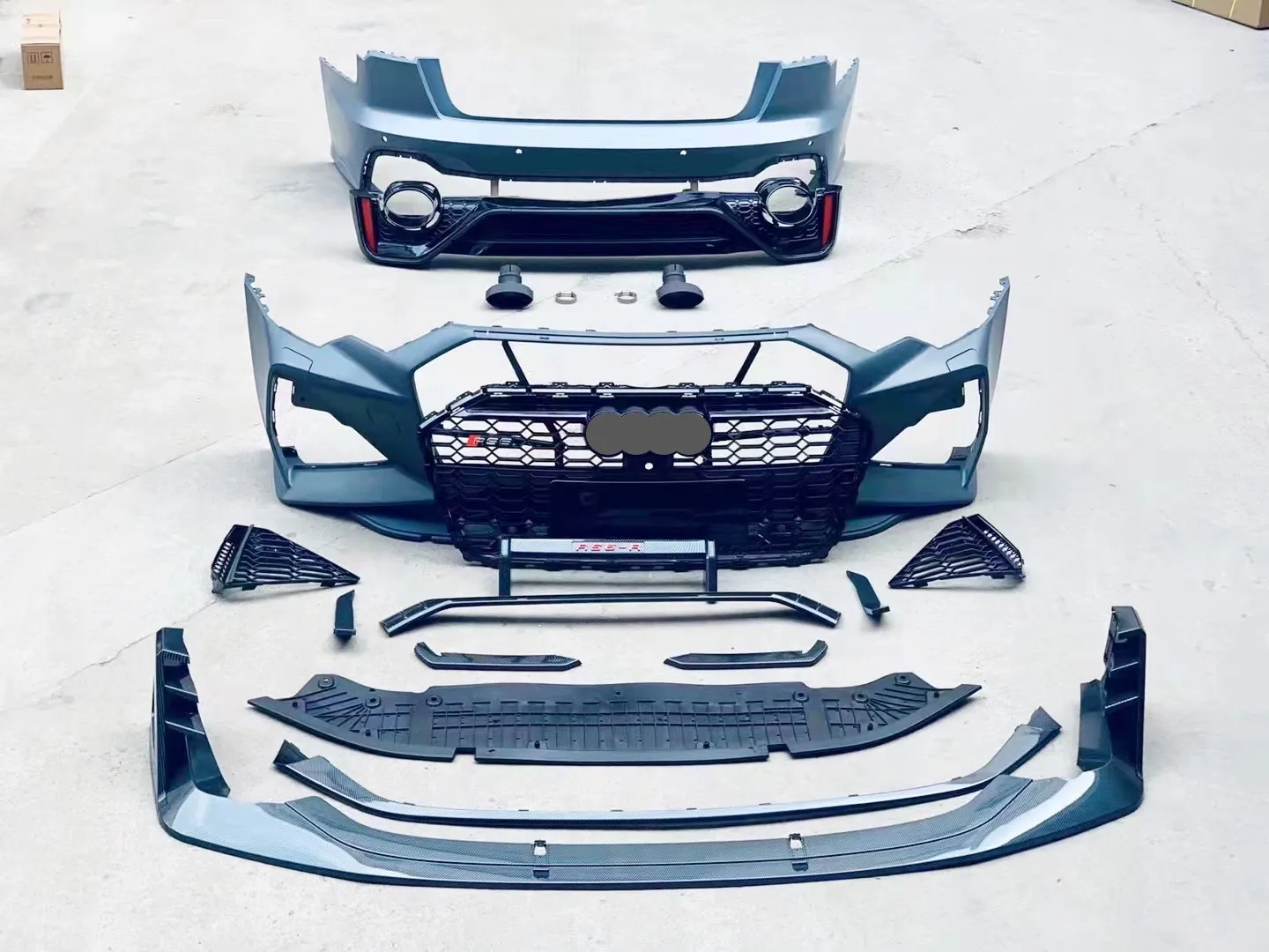 Body Kit Full Set RS6 Type Car Bumpers For Audi A6 C8 Upgrade Audi RS6 Bumper Auto Body Systems 2020-2022