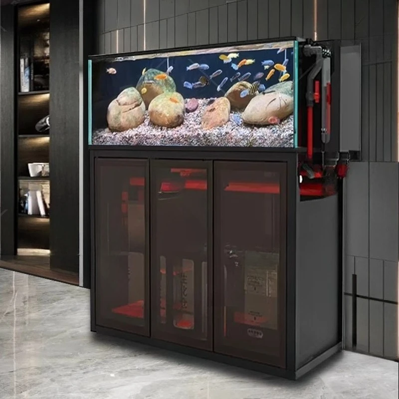 

Аквариумный фильтр для гостиной, бытовой экологический аквариум для водных растений